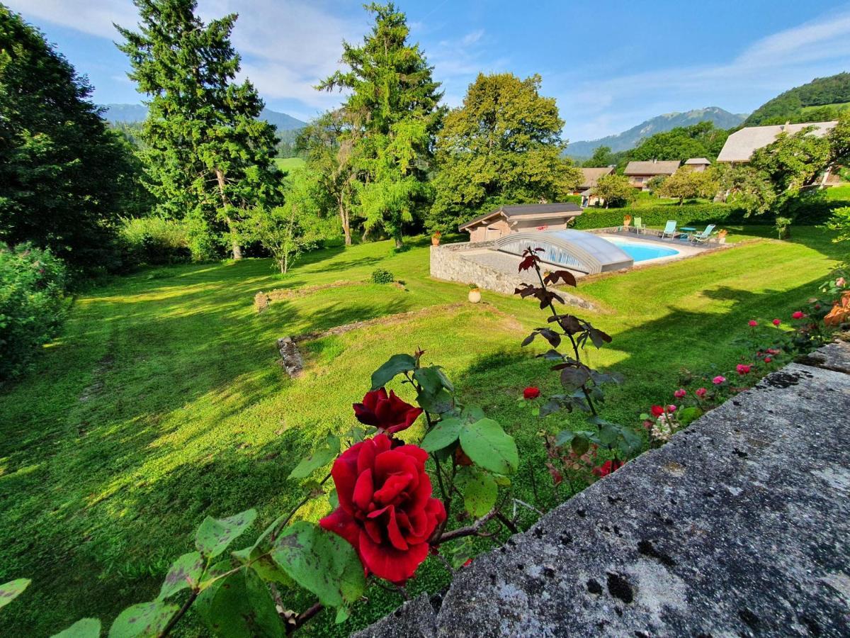 Villa La Belle Des Praz Mieussy Esterno foto