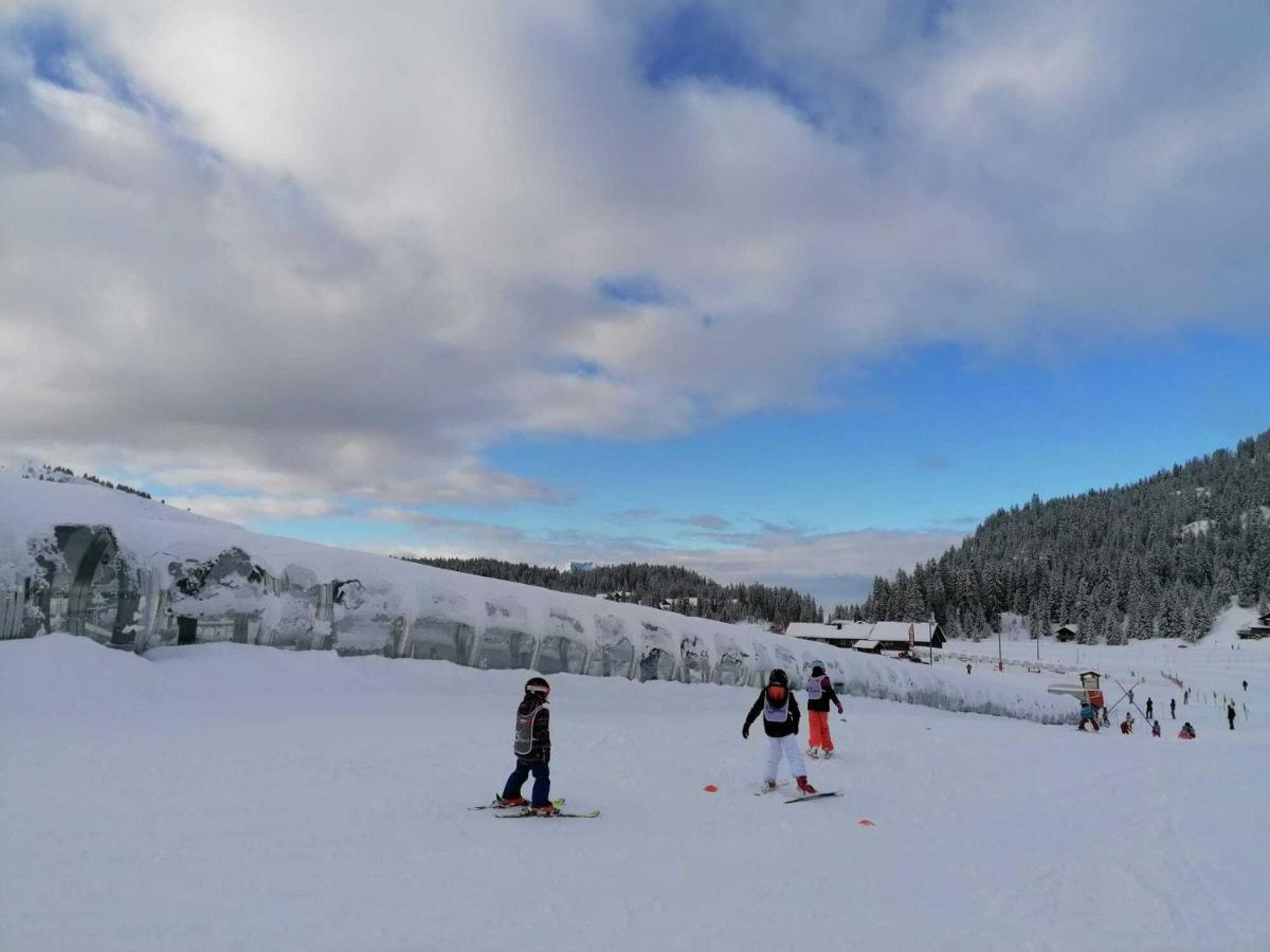 Villa La Belle Des Praz Mieussy Esterno foto